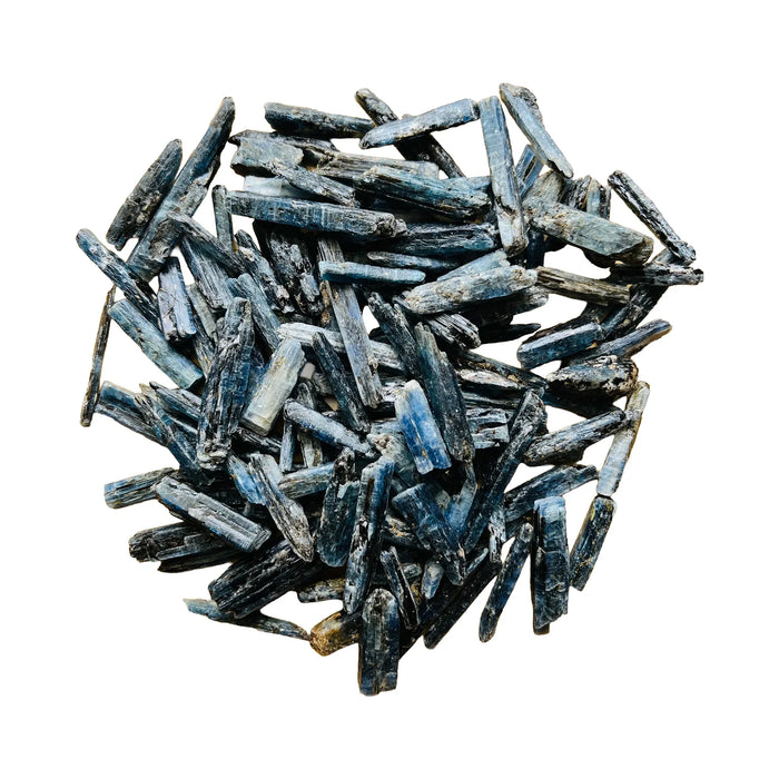 Blue Kyanite Blades Crystals for Confidence, Focus & Intuition — blue rough natural, AA grade directly from Zimbabwe