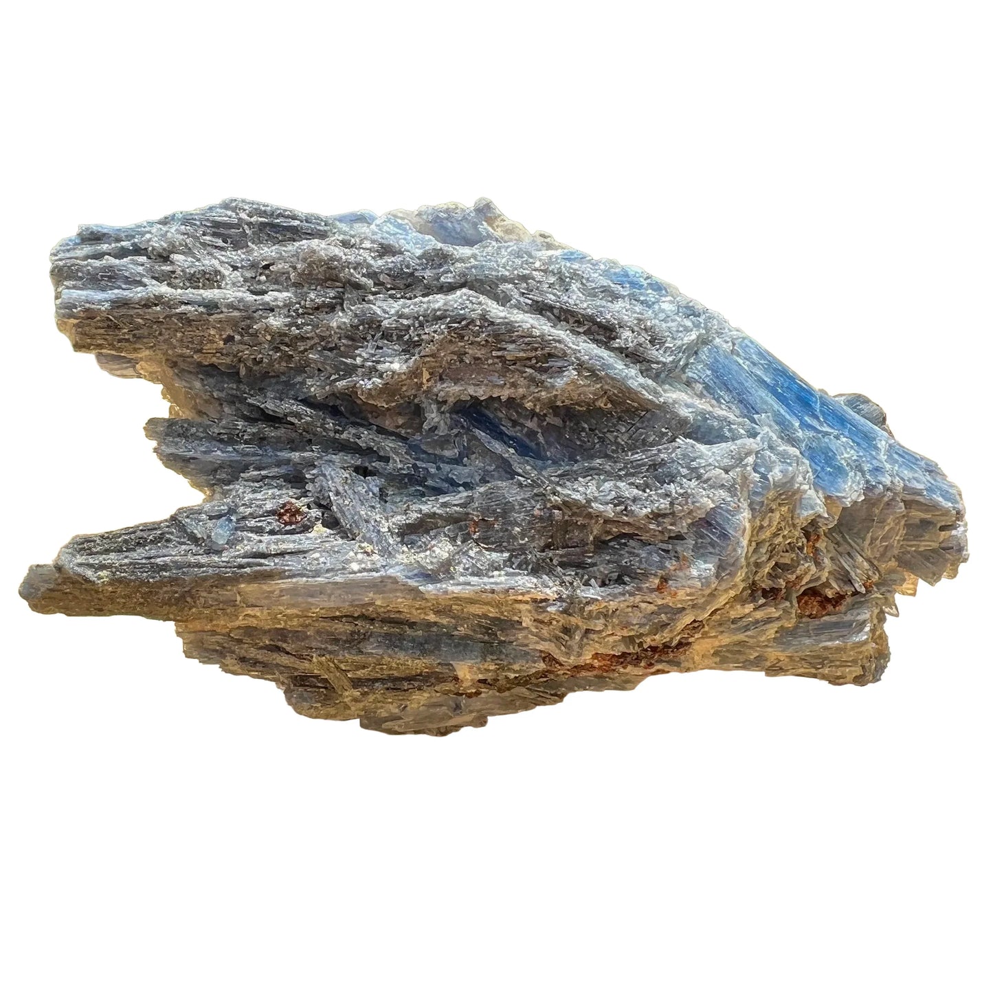 Opposite side of Blue Kyanite specimen, showing characteristic finish.