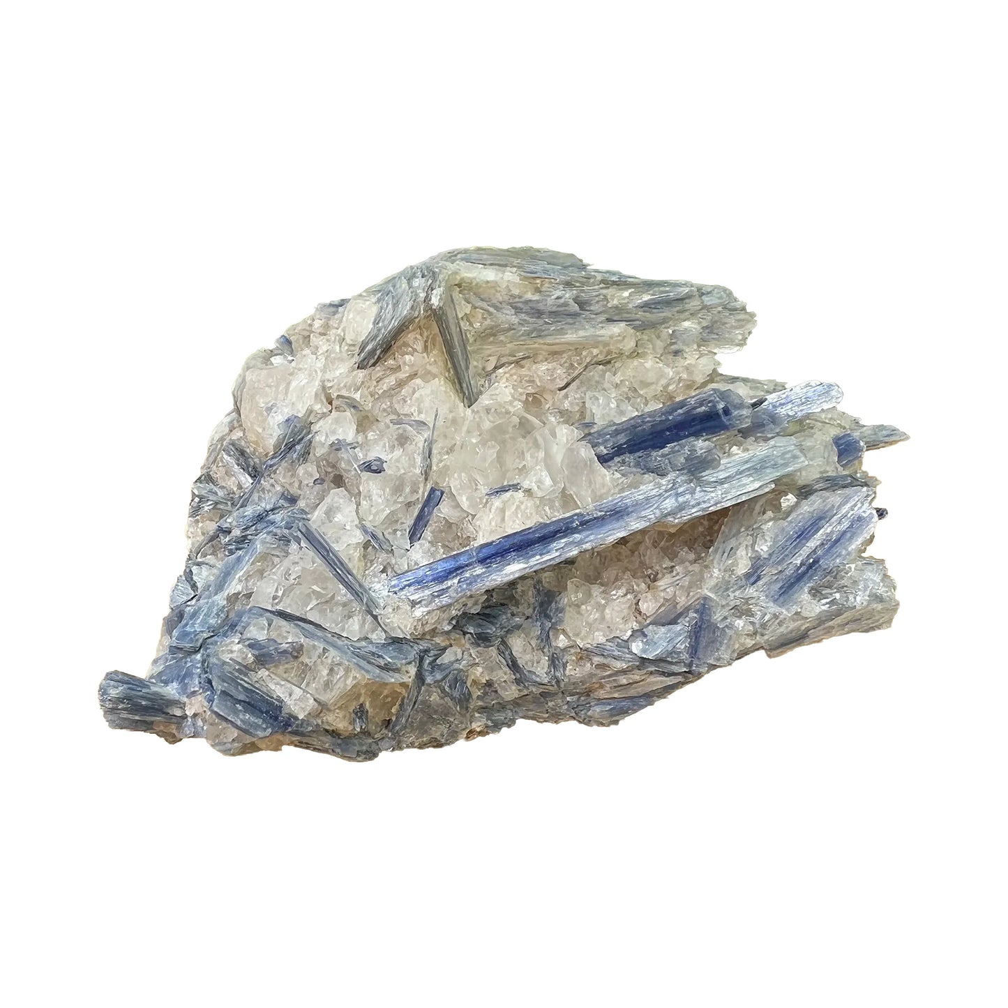 Raw Blue Kyanite Crystals traditionally associated with Communication, Confidence & Focus — blue rough natural, AA grade Brazil-sourced