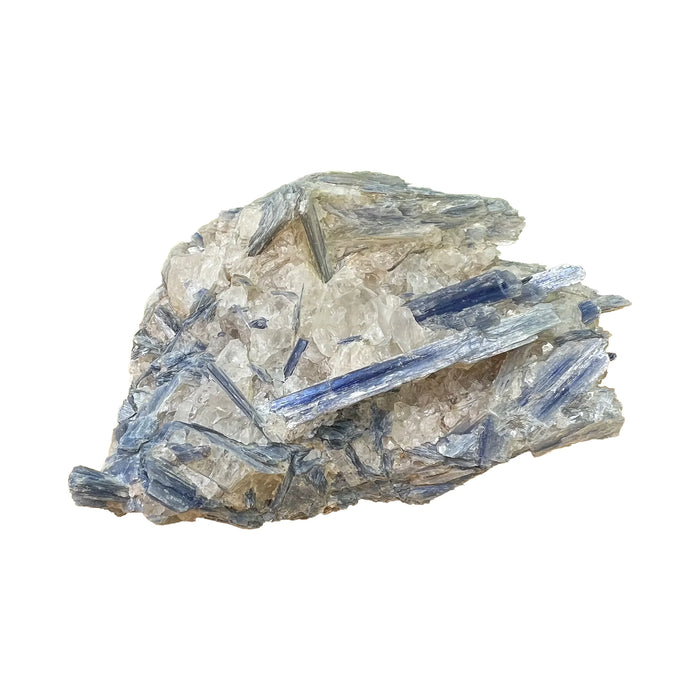Raw Blue Kyanite Crystals traditionally associated with Communication, Confidence & Focus — blue rough natural, AA grade Brazil-sourced