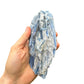 Magnified detail of Blue Kyanite specimen, showing characteristic color.