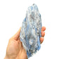 Underside detail of Grade AA Blue Kyanite specimen, showing characteristic patterning.