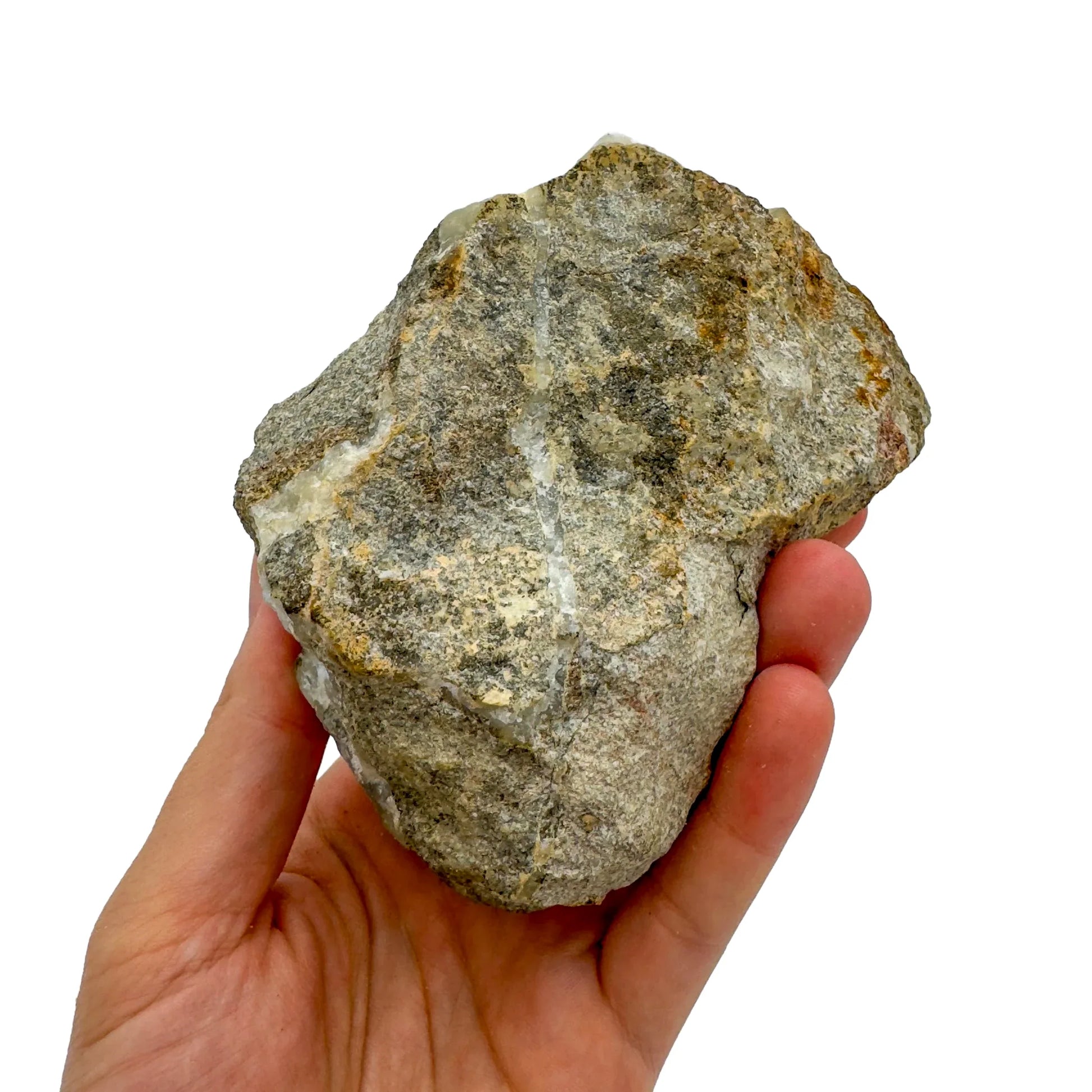 Full profile of Grade AA Blue Lace Agate geode ready to ship from Beyond Bohemian