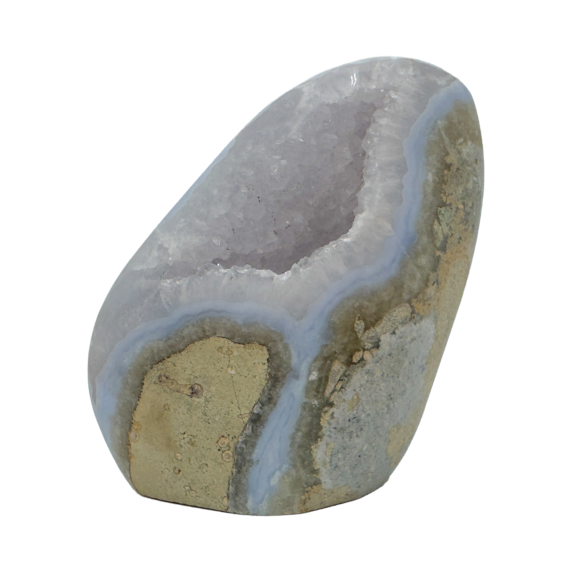 Hero scatter view of Blue Lace Agate freeform from Nsipe, Malawi