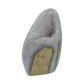 Close-up detail of Blue Lace Agate freeform showing natural banding