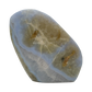 Side profile of Blue Lace Agate freeform from Malawi