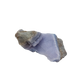 Blue lace agate raw geode from Malawi, AA grade, 6.43 inch piece with a broad open cavity of blue druzy