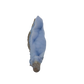 Blue lace agate raw geode, fullest blue coverage across the open cavity