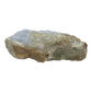 Blue lace agate raw geode, rough exterior of the thin plate