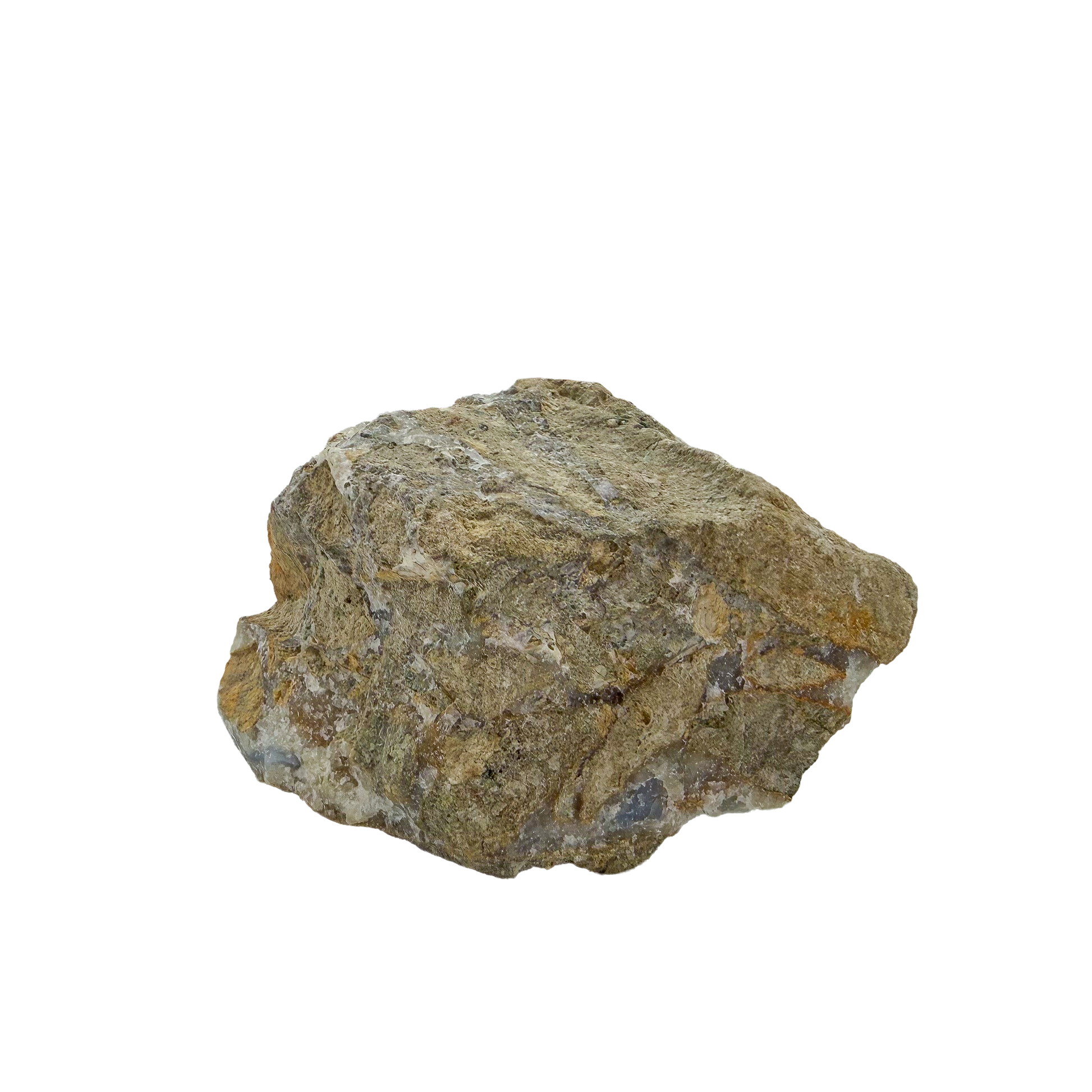 Blue lace agate raw geode, rough exterior of the chunky piece