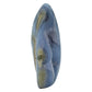 Aerial view of Blue Lace Agate raw geode, showing subtle veining.