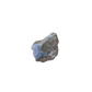 Blue lace agate raw geode from Malawi, uncut host rock with blue banded interior