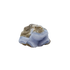 Blue lace agate raw geode from Malawi, AA grade, pale blue banded chalcedony in a natural cavity
