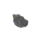 Blue lace agate raw geode from Malawi, uncut host rock with blue banded interior
