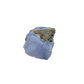 Blue lace agate raw geode from Malawi, AA grade, pale blue banded chalcedony in a natural cavity