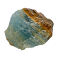 Blue Onyx Raw Stones, A Grade, Brazil: one representative stone on a white background