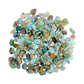 Small Andean Blue Opal Tumbled Stones for Emotional Healing & Stress Relief — blue AA grade from Peru