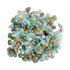 Small Andean Blue Opal Tumbled Stones for Emotional Healing & Stress Relief — blue AA grade from Peru