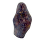 Bottom side of Blue Rose Quartz freeform, showing natural texture, from Madagascar.