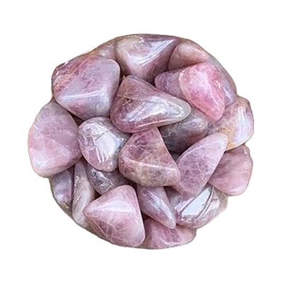 Blue Rose Quartz Tumbled Stones - Madagascar