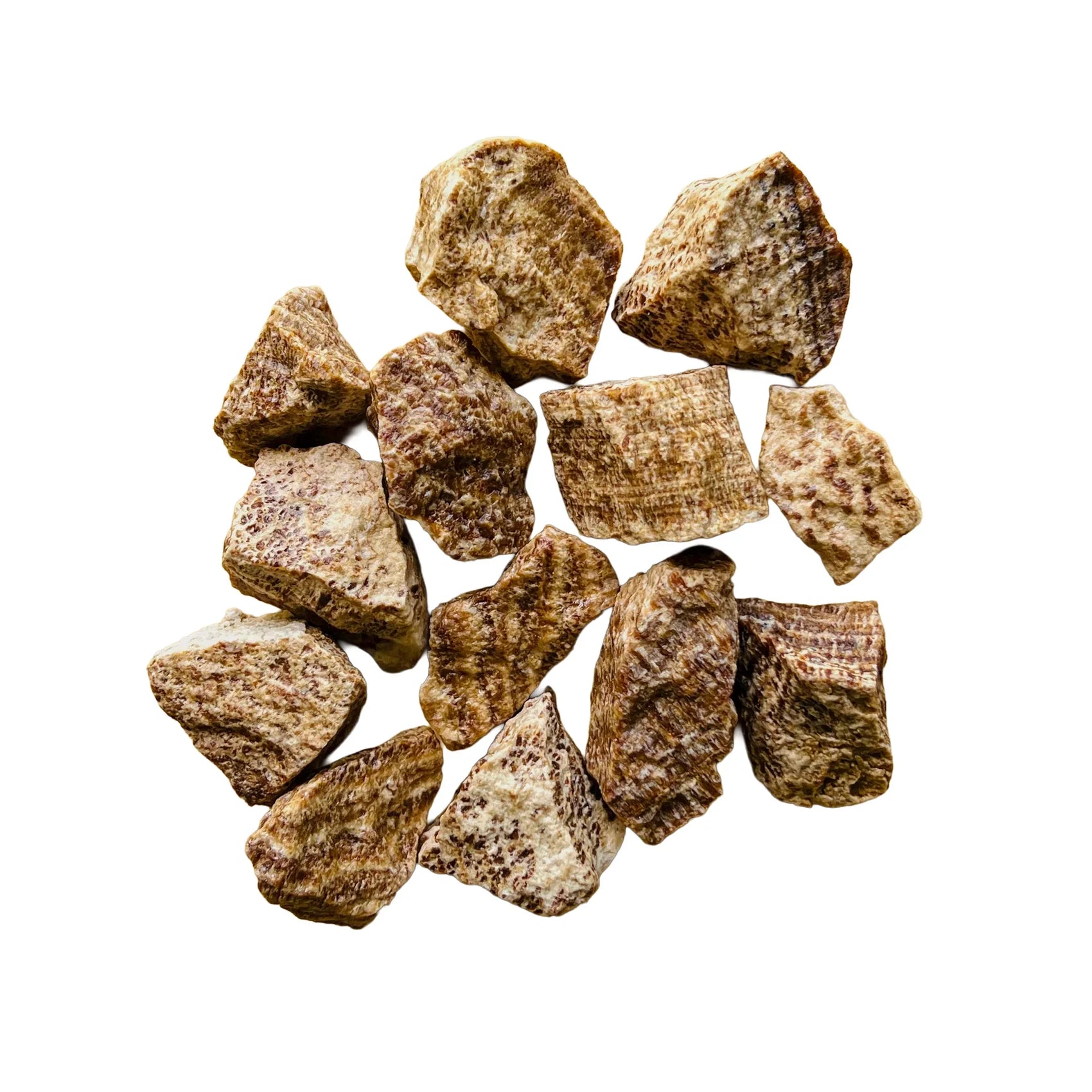Brown Aragonite Crystals for Focus, Grounding & Healing — brown rough natural, A from Peru