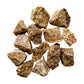 Brown Aragonite Crystals, brown rough natural, A from Peru