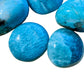Grain detail of Amazonite palm stone, sourced from Amboasitra, Madagascar, showing soft luster.
