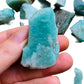 Base detail of Grade A Amazonite raw