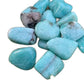 Full profile of Grade AA Amazonite tumbled stone ready to ship from Beyond Bohemian