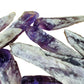 Reverse side of Amethyst raw point, sourced from Brazil, showing natural patina.