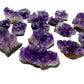 Lateral view of Amethyst specimen, carried for Stress Relief and Sleep, hand-selected from Artigas, Uruguay.