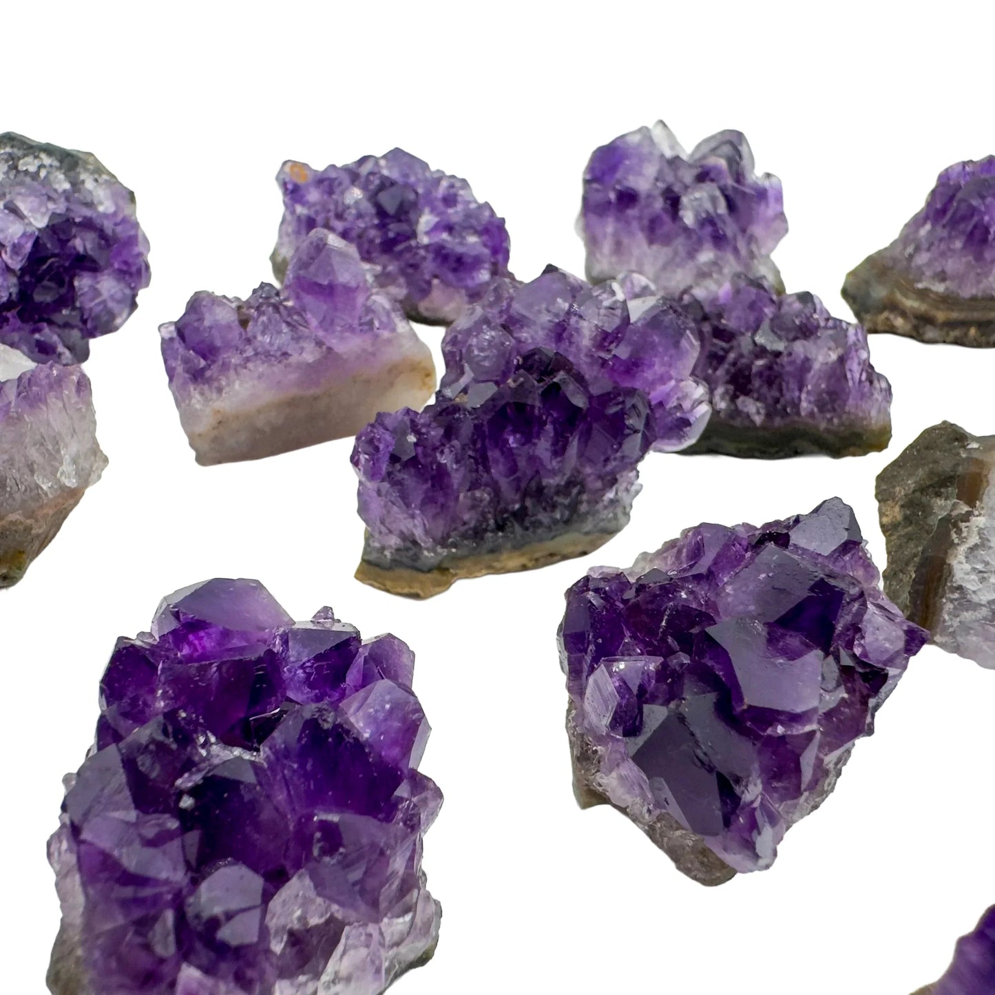 Reverse side of Amethyst specimen, often kept for Stress Relief, Uruguay-sourced.