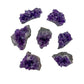 Detail capture of Grade AA Amethyst specimen, showing characteristic patterning, Uruguay-sourced.
