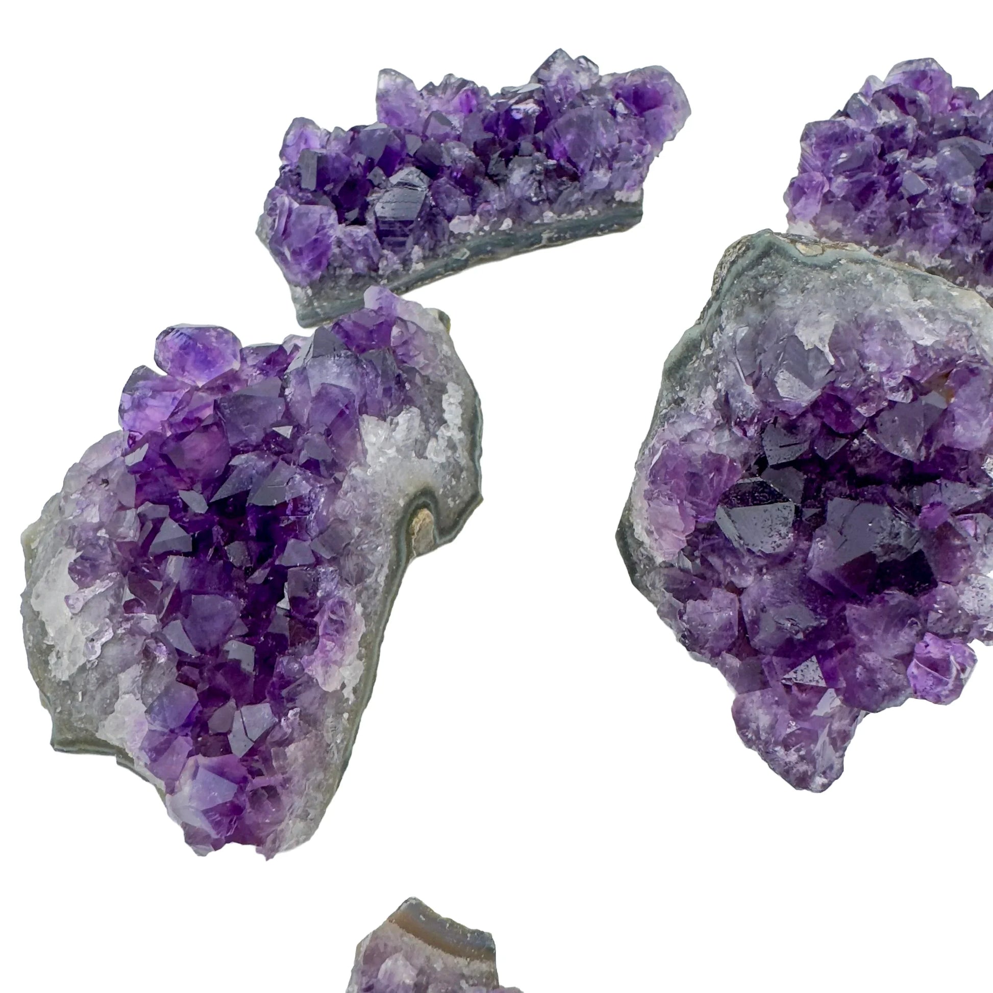 Scale reference of a single Amethyst specimen from Uruguay.