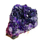 Underside detail of Amethyst specimen, showing natural color depth, often kept for Stress Relief.