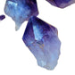 Reverse angle of Amethyst raw point, turned to for Stress Relief, from Brazil.