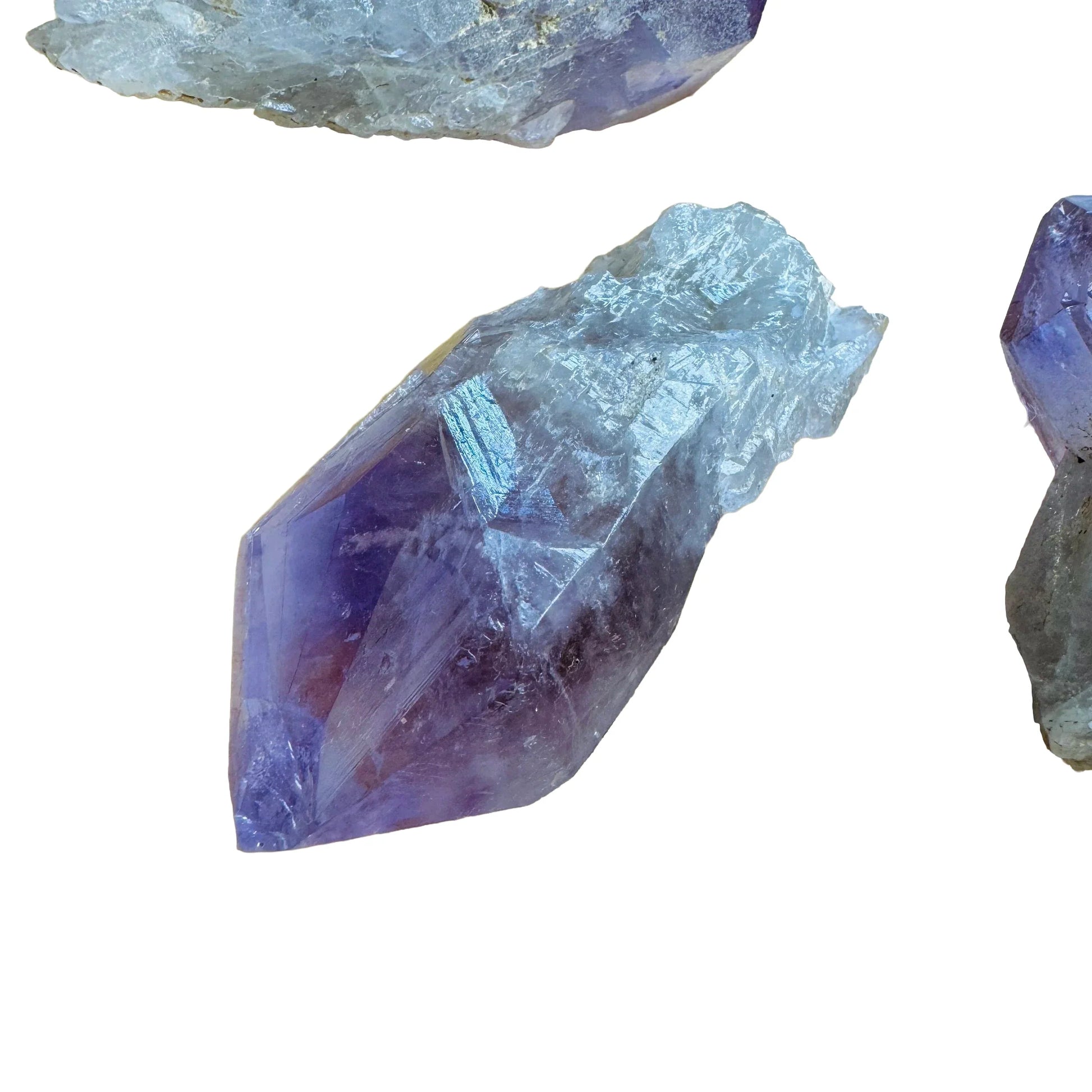 Base detail of Grade A Amethyst point