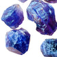 Top-side view of Amethyst raw stone, Brazil-sourced.