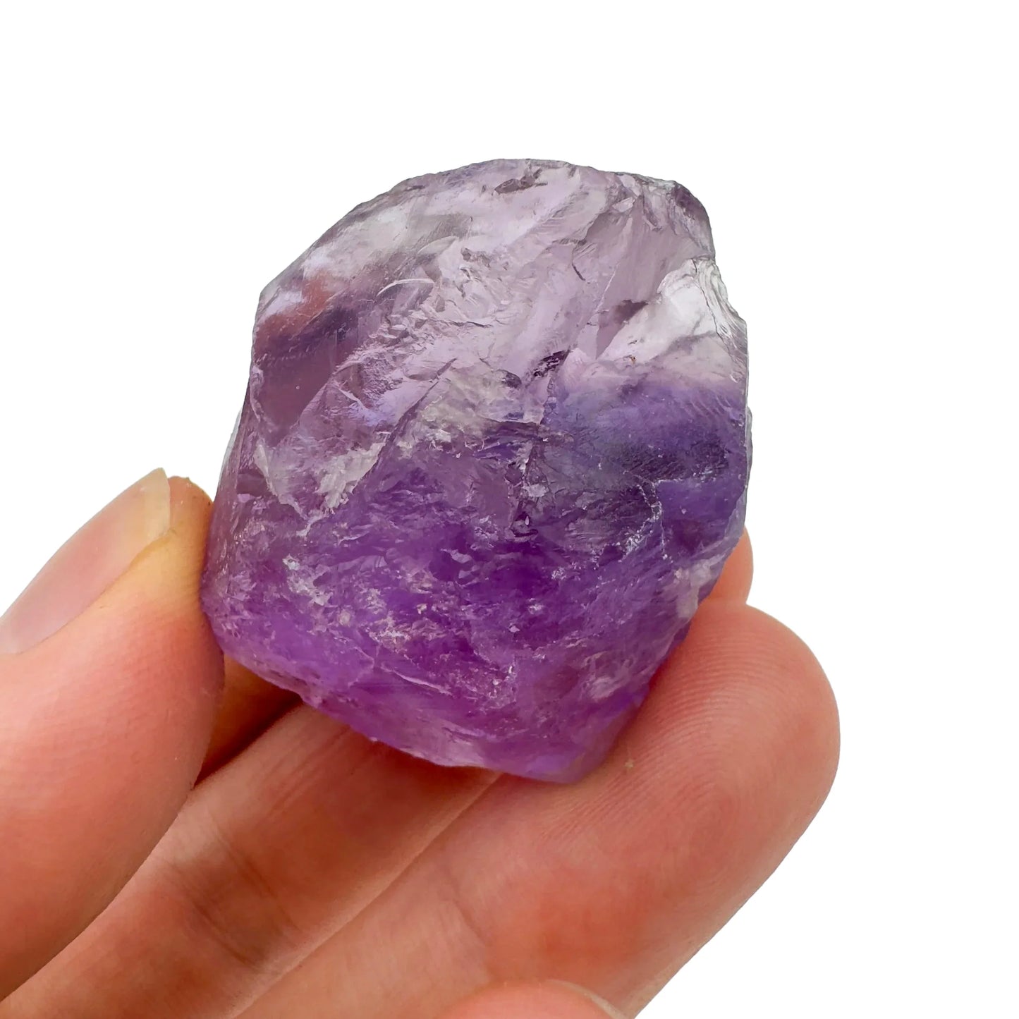 Base detail of Grade AA Amethyst raw