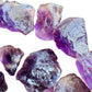Full profile of Grade AA Amethyst raw ready to ship from Beyond Bohemian