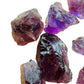Full profile of Grade AA Amethyst raw ready to ship from Beyond Bohemian