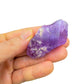 Full profile of Grade AA Amethyst raw ready to ship from Beyond Bohemian
