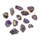 Detail of Amethyst raw stone, from Alaotra-Mangoro, Madagascar, drawn on for Stress Relief.