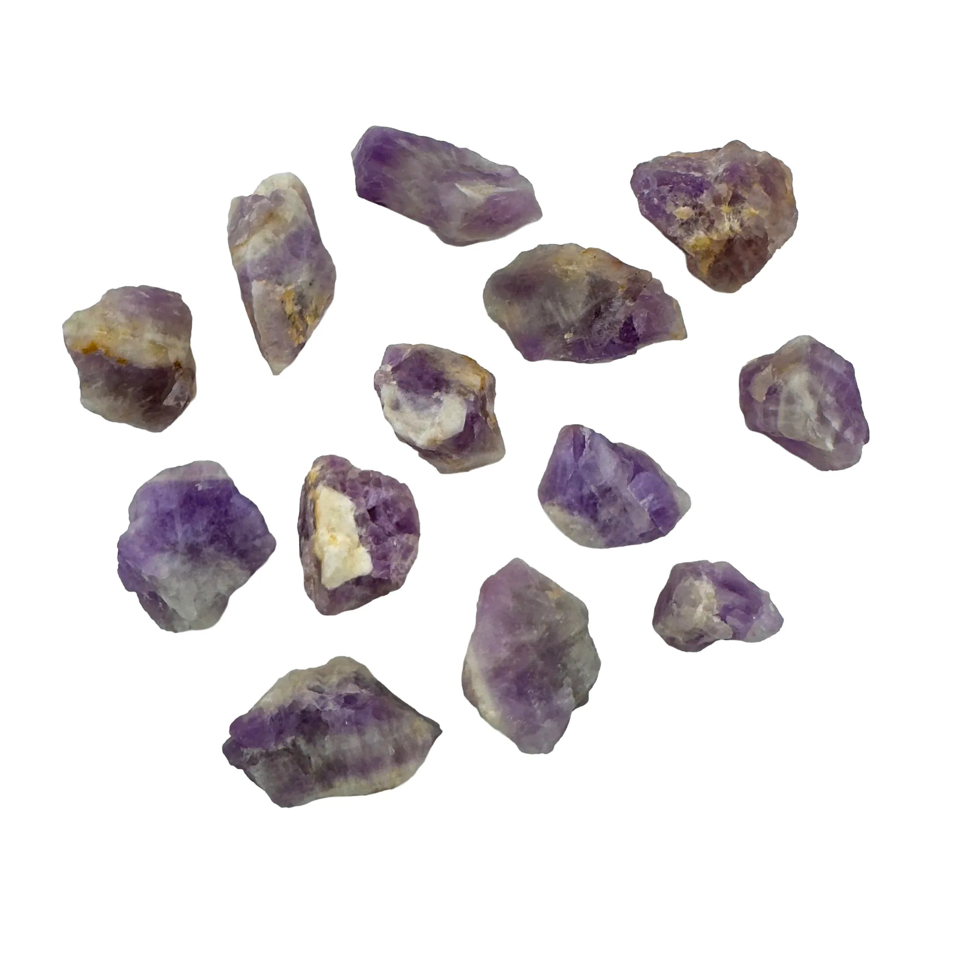 Detail of Amethyst raw stone, from Alaotra-Mangoro, Madagascar, drawn on for Stress Relief.