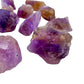 Top view of Ametrine raw stone, sourced from Ángel Sandoval Province, Bolivia, showing natural form.