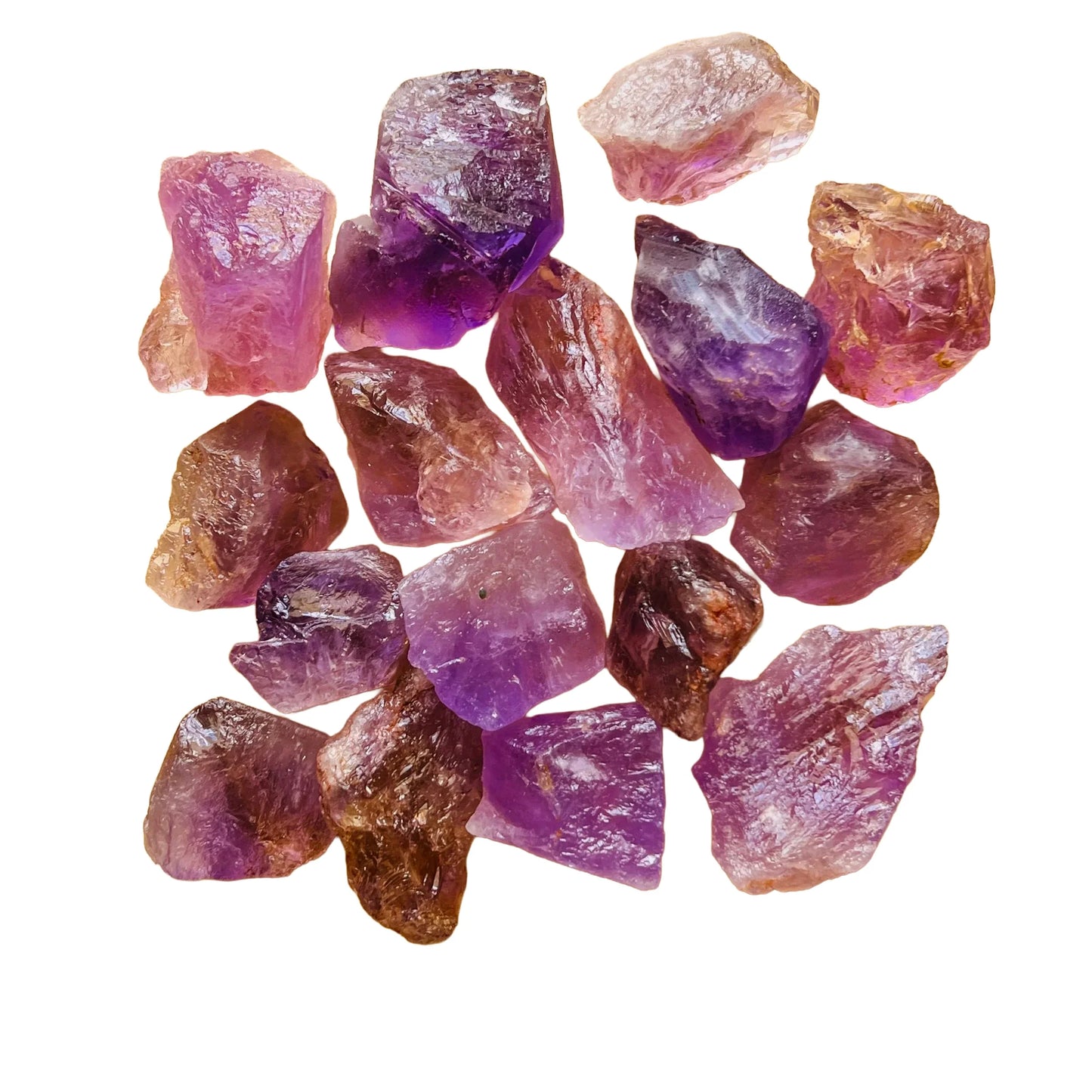 Full profile of Grade AA Ametrine raw ready to ship from Beyond Bohemian