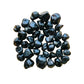 Tight crop of Grade AA Apache Tear raw stone, United States-sourced.