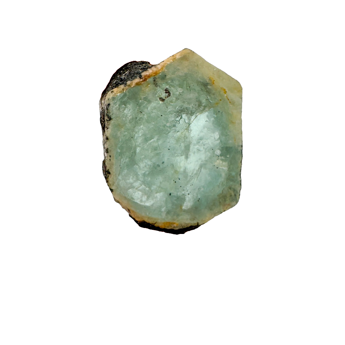 Aquamarine Raw Crystals with Black Tourmaline | A Grade | Namibia | 0.50–1.25 Inch