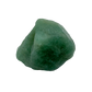 Top angle of an AA Grade Green Aventurine raw stone, sourced from Minas Gerais, Brazil.