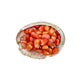 Macro view of Carnelian tumbled stone, from Botswana, traditionally used for Energy and Confidence.